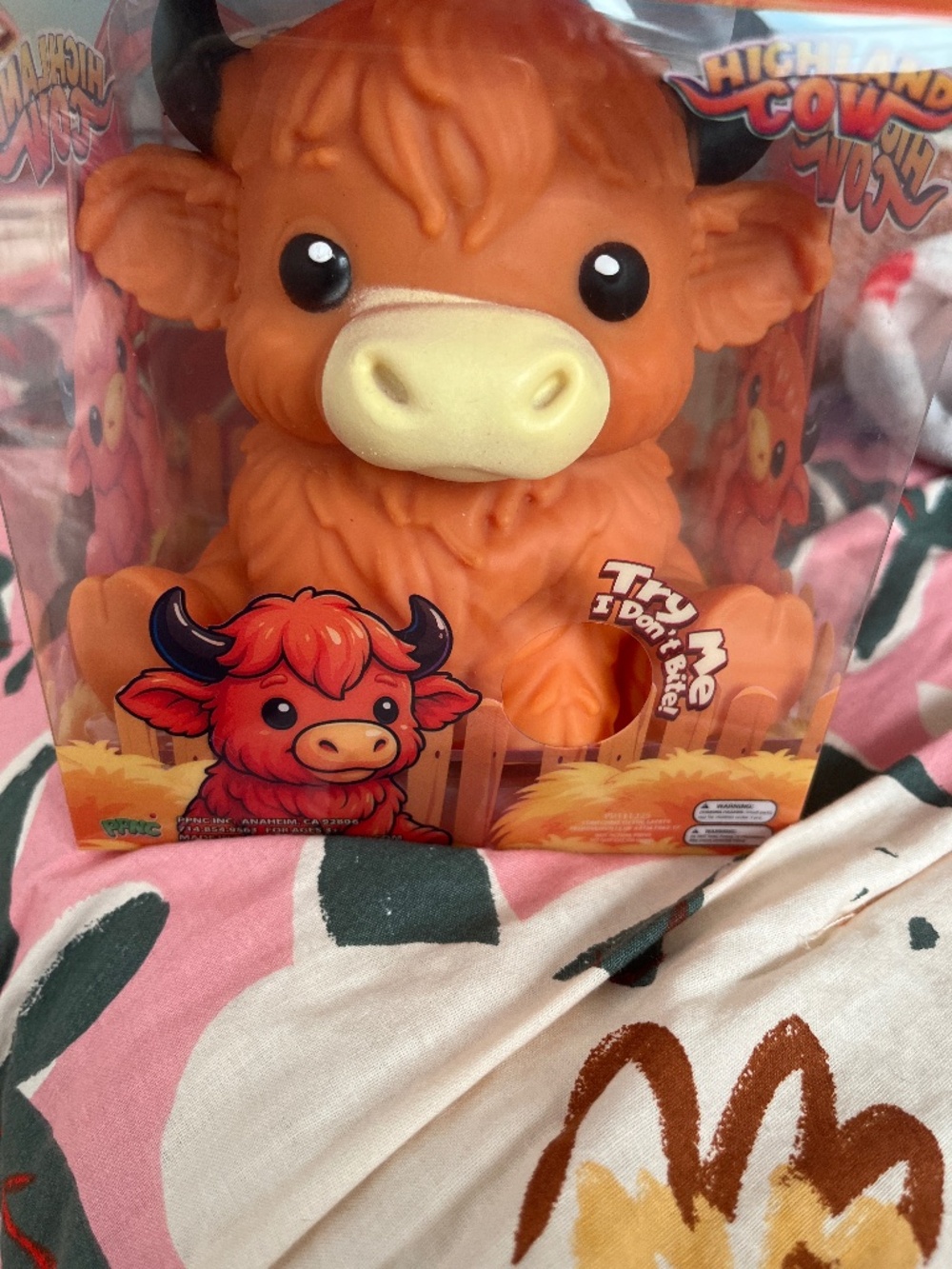 Highland Cow Jumbo Squishy